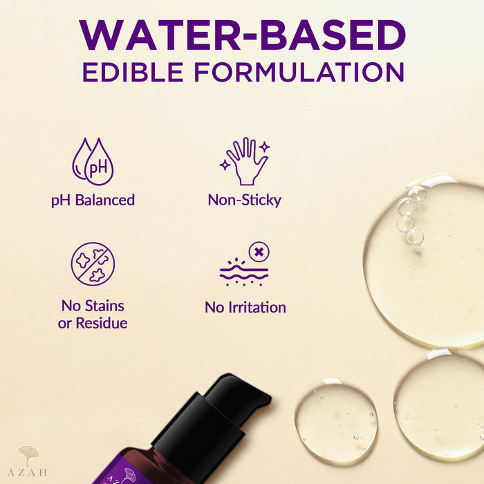 Buy Azah Water-Based Intimate Lubricant Online | Smooth & Comfortable Lubrication Buy Azah Water-Based Intimate Lubricant Online | Smooth & Comfortable Lubrication