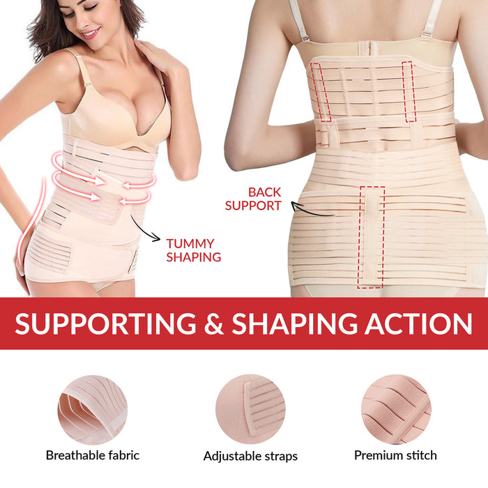 AZAH Postpartum Belt | 3-in-1 Shaping & Support Pregnancy Belts Azah