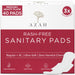 Sanitary Pads for Women (Box of 40) Ultra Thin, 100% Rash-Free, & 5x Absorption (Without Disposable Bag) AZAH