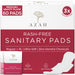 Sanitary Pads for Women (Box of 60) Ultra Thin, 100% Rash-Free, & 5x Absorption (With Disposable Bag) AZAH