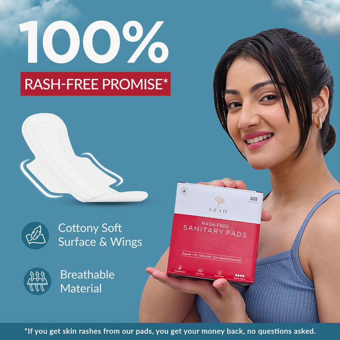 Light Flow Sanitary Pads | 100% Rash-Free Azah