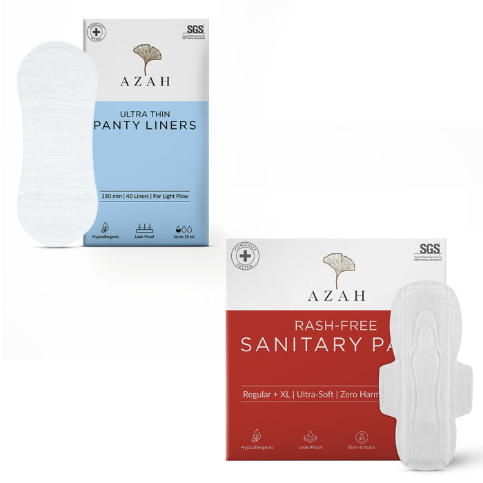 Organic Cotton Panty Liners, Breathable & Hypoallergenic