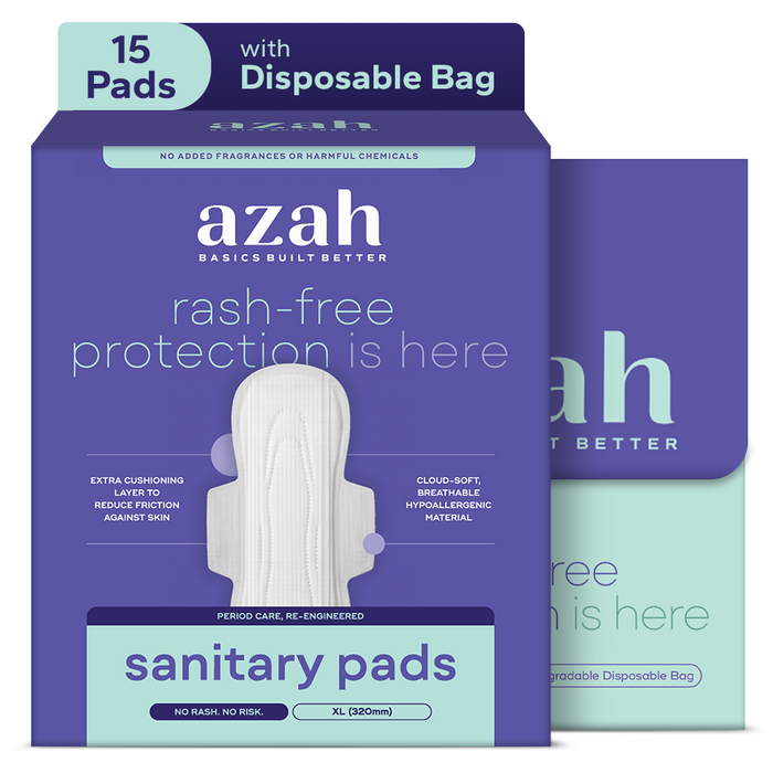 Rash-Free Sanitary Pads | Super Absorbent and Cottony Soft | Regular to Heavy Flow | All Size and Packs