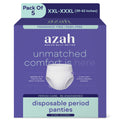 Period Panty for Girls [Pack of 5] | Leak Proof & Rash Free | Disposable Period Panty for Women Heavy Flow | 12 Hrs Protection | Super Absorbent 360° Coverage | All Night Protection