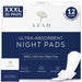 Azah XXXL Pads (Azah Ultra-Absorbent Night Pads with Disposable Bag) AZAH