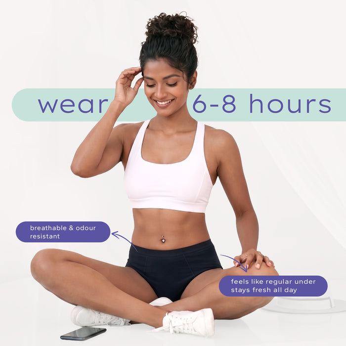 Reusable Period Panty for Women Small | Leakproof, Washable & Rash-Free Menstrual Underwear | Heavy Flow Protection | Wear Up to 8 Hours