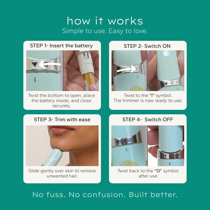 Mini Face & Eyebrow Trimmer for Women AZAH