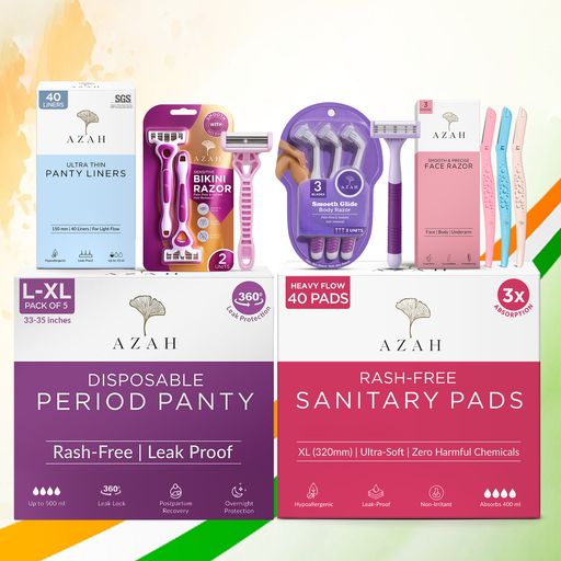 3-in-1 Hygiene Kit Smooth Skin Mega Pack | No Rashes | Everyday Care