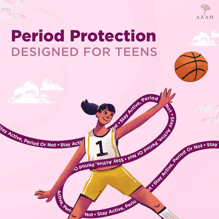 Teen Sanitary Pads For Girls | Heavy Flow Coverage Azah