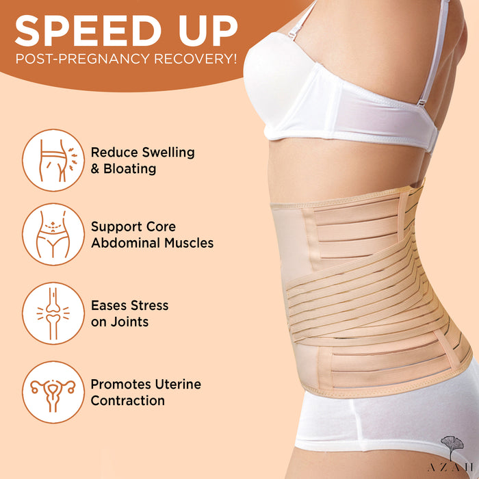 Postpartum Belly Band How To Wear A Binder After C Section C