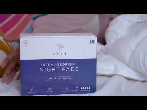 Buy AZAH Sanitary Pads for women, Bulk Pads Pack of 80 : All XL, Free, Super 3x Absorbent, 100% Cotton Pads, Unscented, Ultra Soft