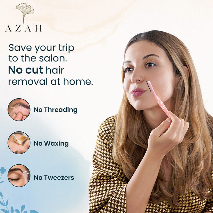 Azah Razor Face Razor For Women Effortless Facial Hair Removal | Azah.in