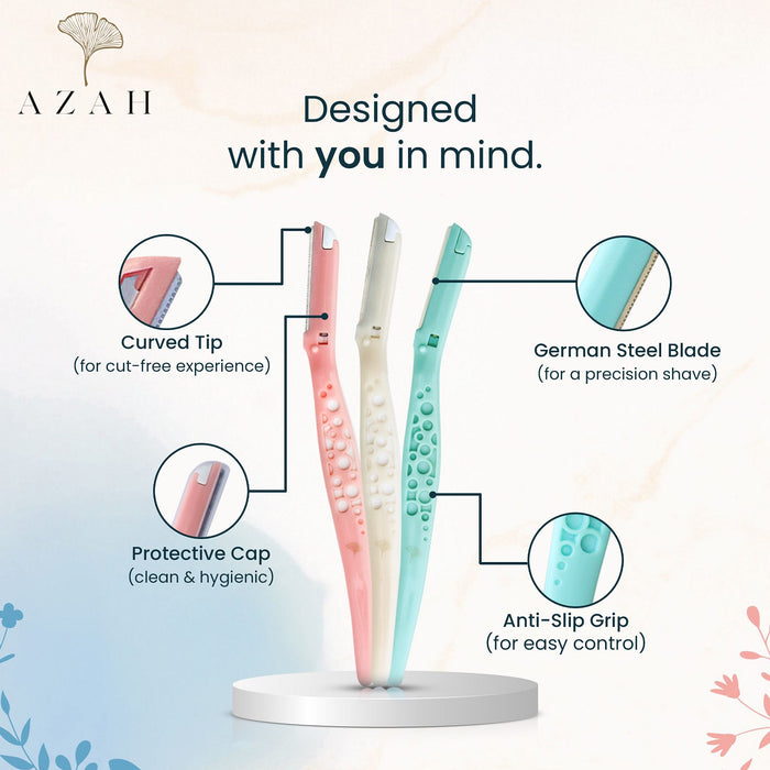 Azah Razor Face Razor For Women Effortless Facial Hair Removal | Azah.in