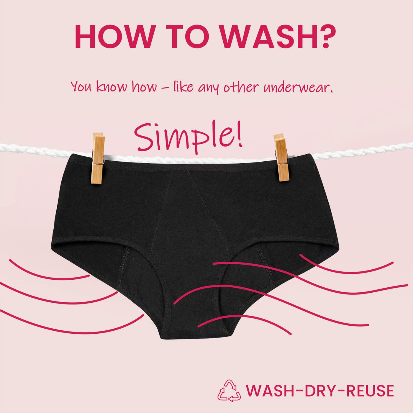 Azah Reusable Period Panties Sustainable and Comfortable Menstrual