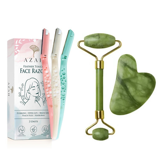 Face Razor And Jade Roller Combo